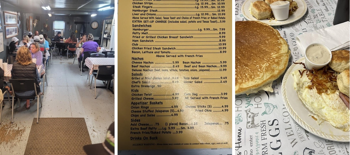 Sissy's Menu