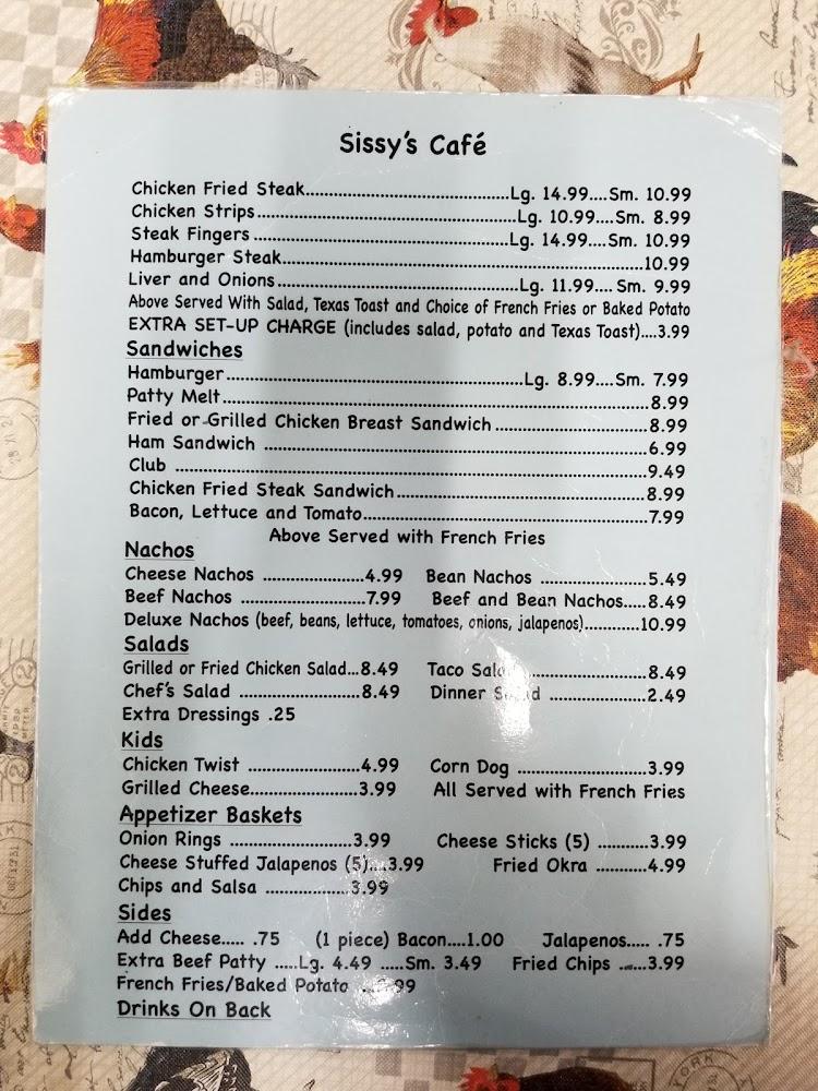 Sissy's Menu image 4